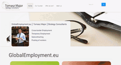Desktop Screenshot of globalemployment.eu